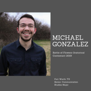 photo of Michael Gonzalez, communication studies major