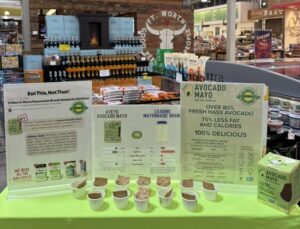 Aveyo Avocado Mayo set-up for tabling.