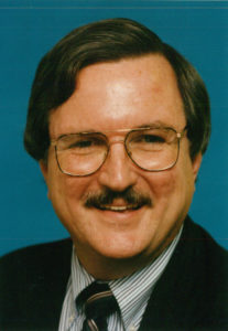 A photo of Journalism Professor Tommy Thomason in 1996.