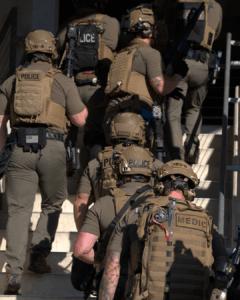 Police Team. Photo Credit - Fabian Alvidrez