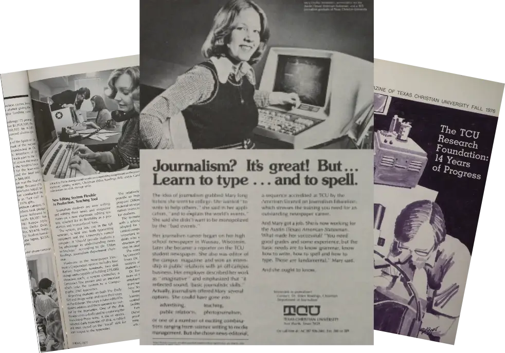 original T.C.U. articles and documents circa 1976