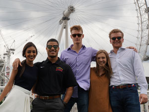 TCU Study Abroad group, London 2014